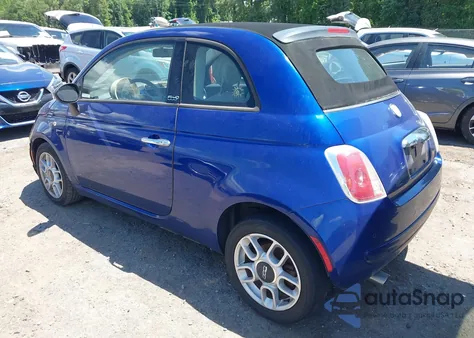 2012 Fiat 500C Pop из США, поврежденный, VIN 3C3CFFDR9CT108667